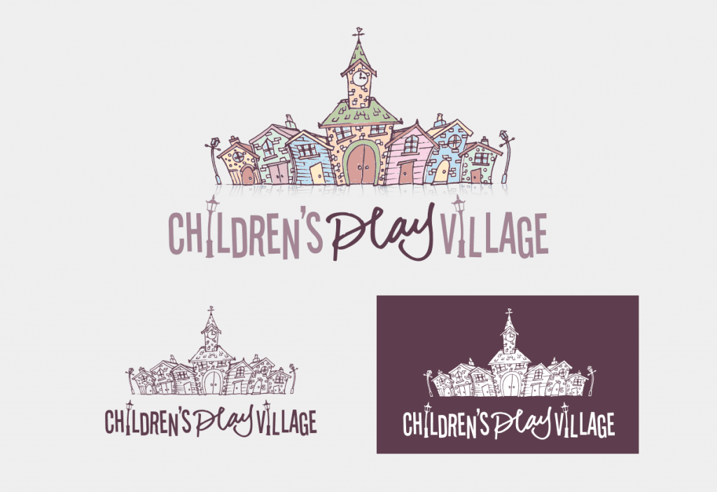 The Children's Play Village Logo designed by Adventure Graphics