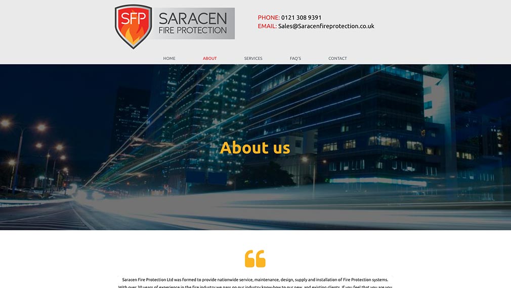 Saracen website